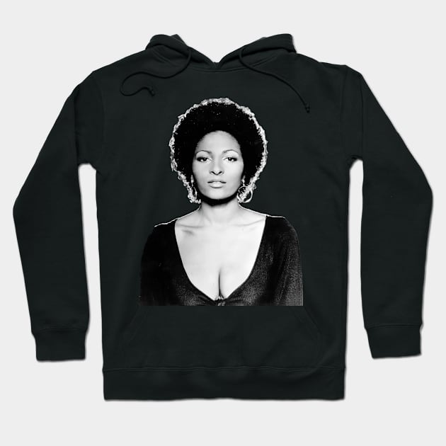 Pam Grier, Black Beauty Hoodie by Pop Laris Manis